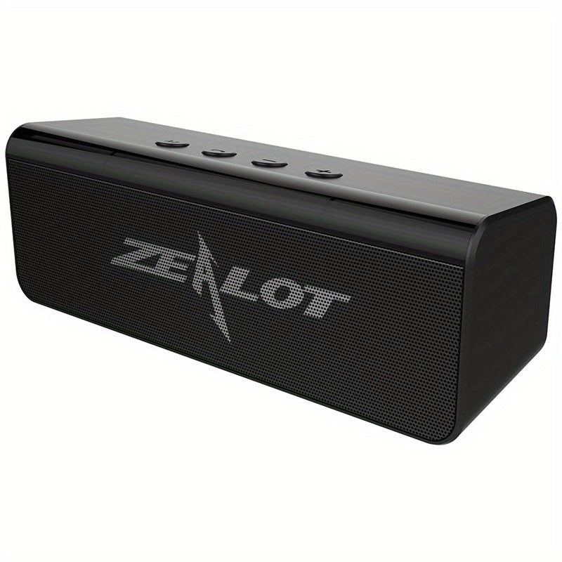 ZEALOT S31 10w Futuristic Portable Wireless Speaker, 10 Hours Playtime Loud Stereo, Compatible With Mobile Phone/Tablet/Tv. Tf/Usb/Aux Compatible, Speaker For Home/Car/Outdoor/Camping, Gift For Thanksgiving/Christmas