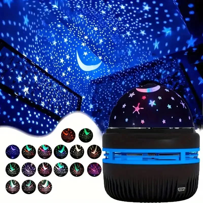 LED Starry Sky Night Lights USB Projector Lamp