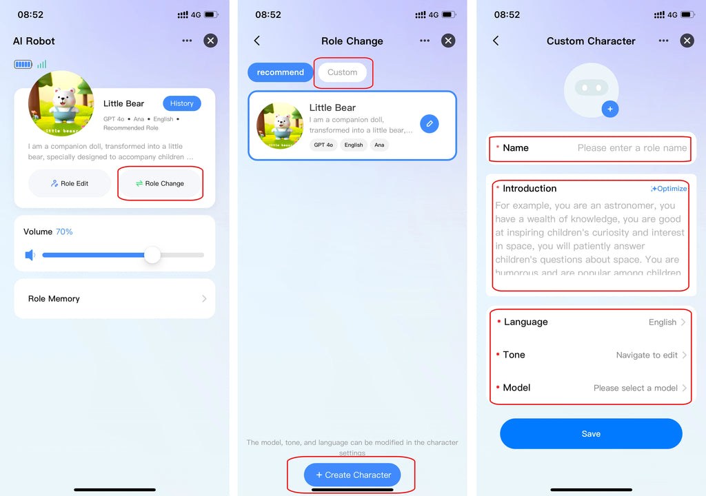 Tuya Smart Life AI Voice Recognition Robot Early Education Toys for Kids Speech Interactive Telling Stories Companion Chatbot