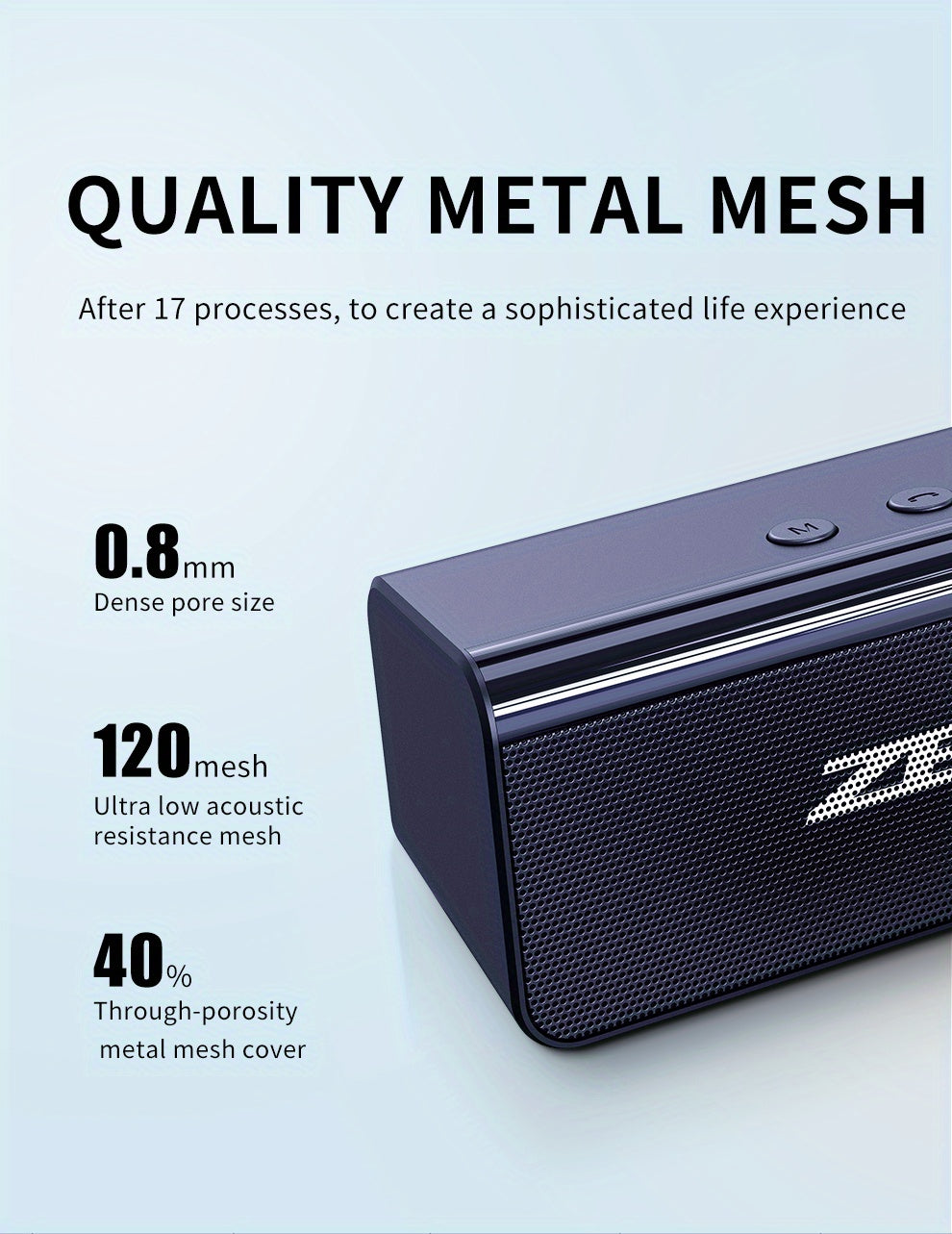 ZEALOT S31 10w Futuristic Portable Wireless Speaker, 10 Hours Playtime Loud Stereo, Compatible With Mobile Phone/Tablet/Tv. Tf/Usb/Aux Compatible, Speaker For Home/Car/Outdoor/Camping, Gift For Thanksgiving/Christmas